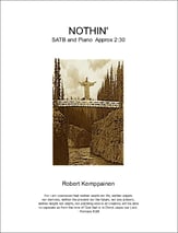 Nothin' SATB choral sheet music cover